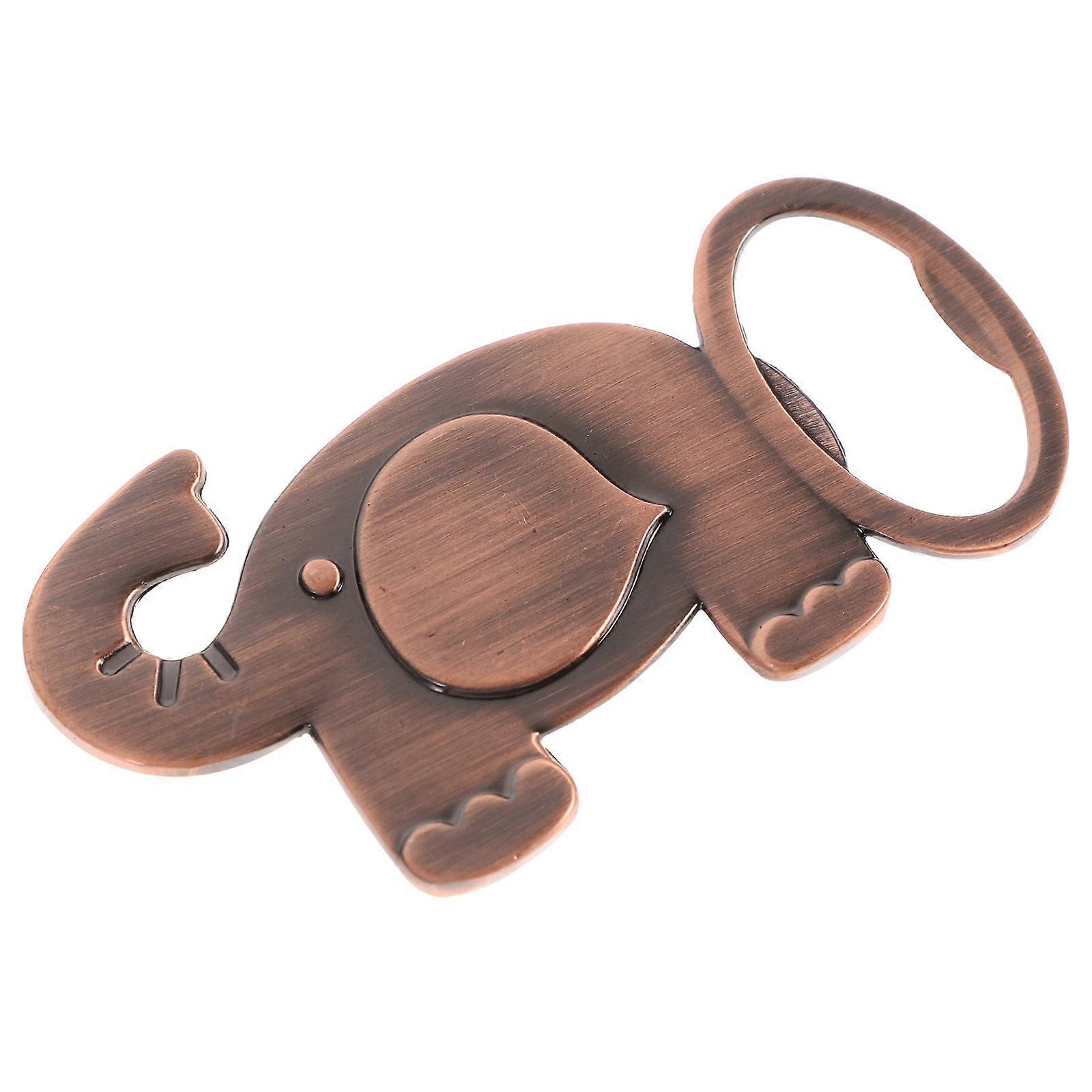 Soda Opener Elephant Shaped Bottle Opener Hotel Use Practical Design Easy to Operate 1Pack