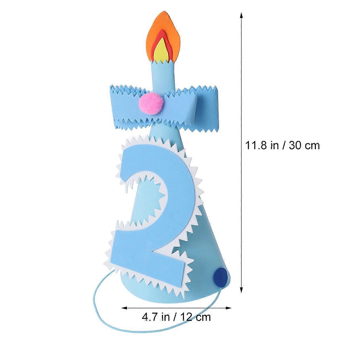 Kid Party Cap Kawaii Prince 18x18x28cm EVA Material Party Decoration Photo Prop 1Pack