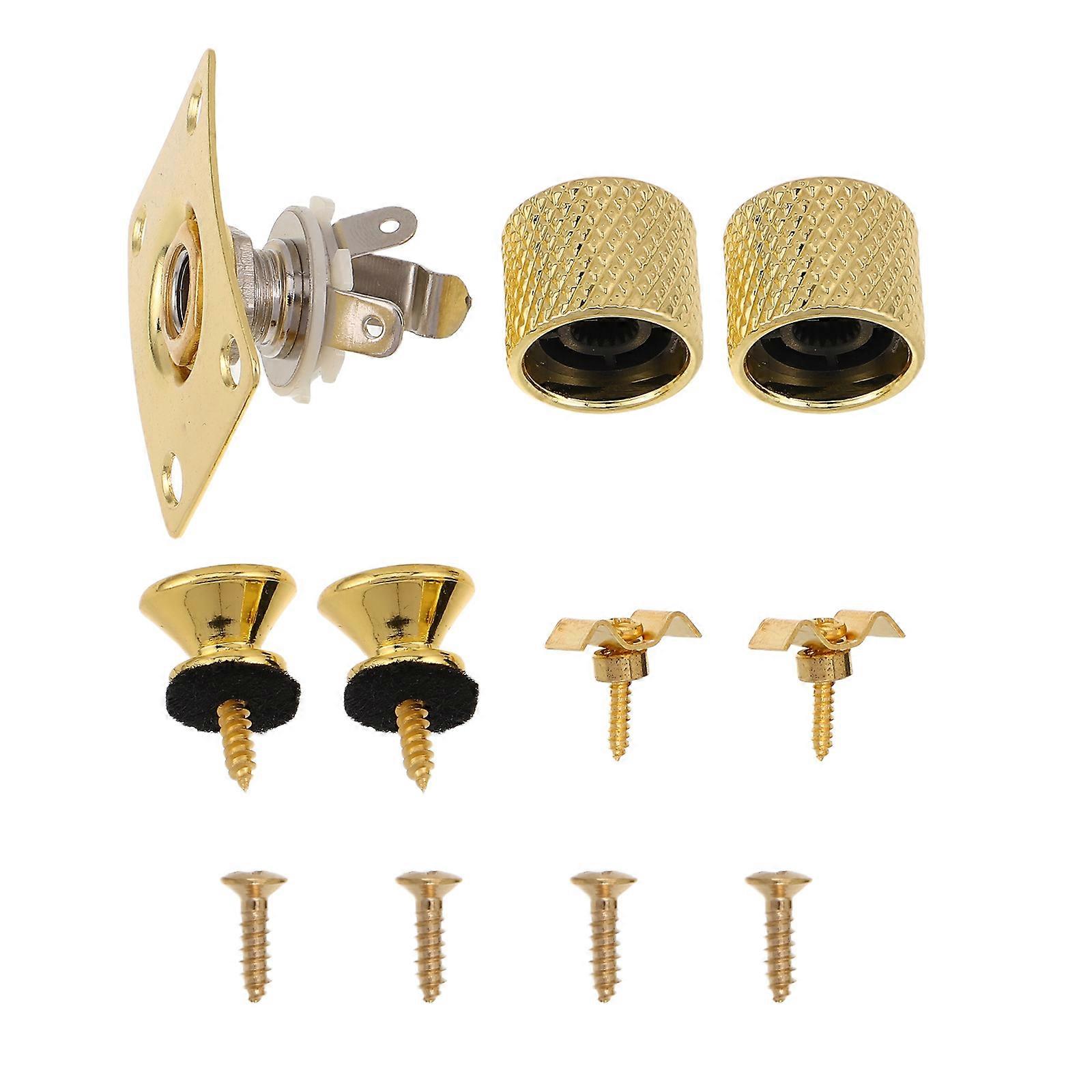 Manopole del volume della chitarra Set di parti per chitarra elettrica Chitarristi Sessioni di pratica Golden Metal Enhanced Performance 1Set