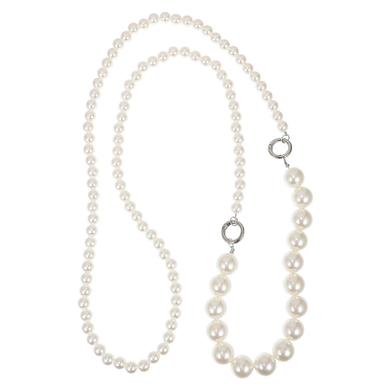 1Pc Diagonal Span Strap Long Short Pearl Lanyard Pearl Handy Anhänger