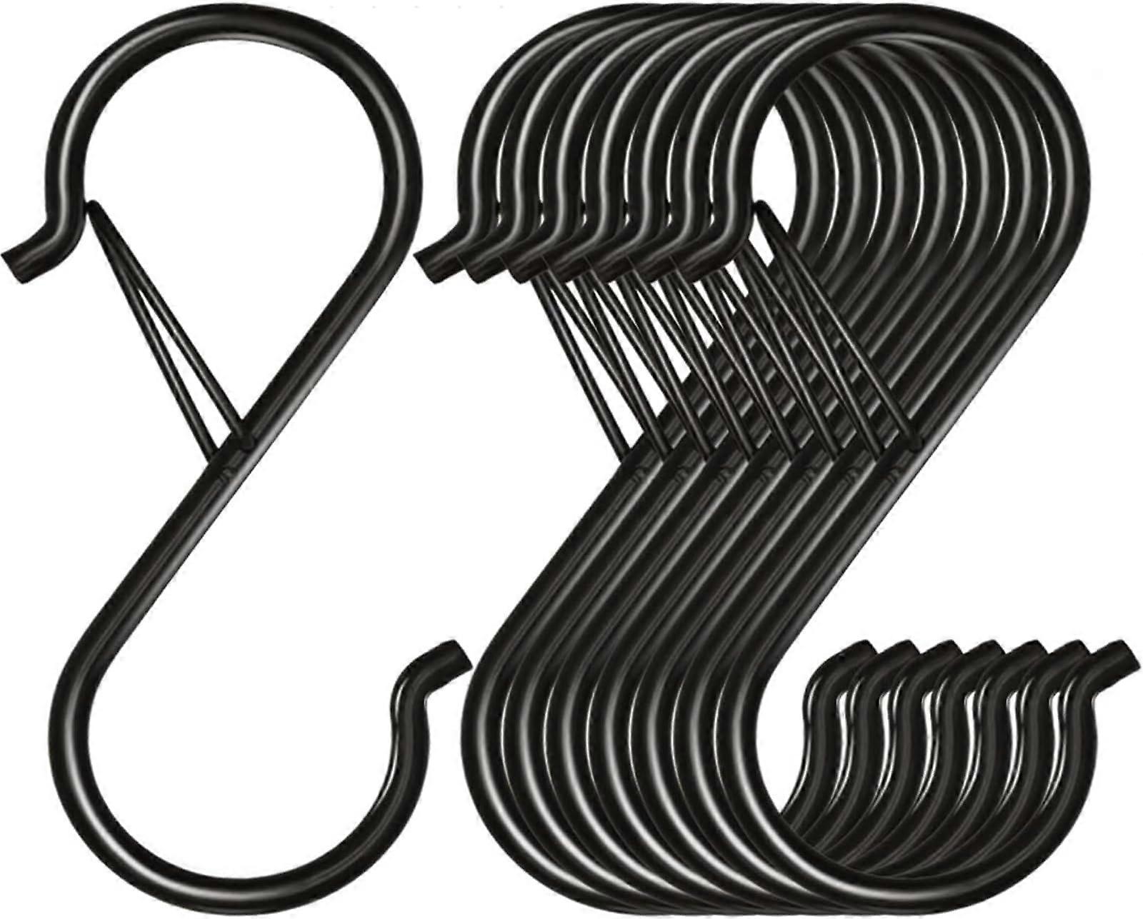 8-piece metal S-hooks, hanging spring hooks