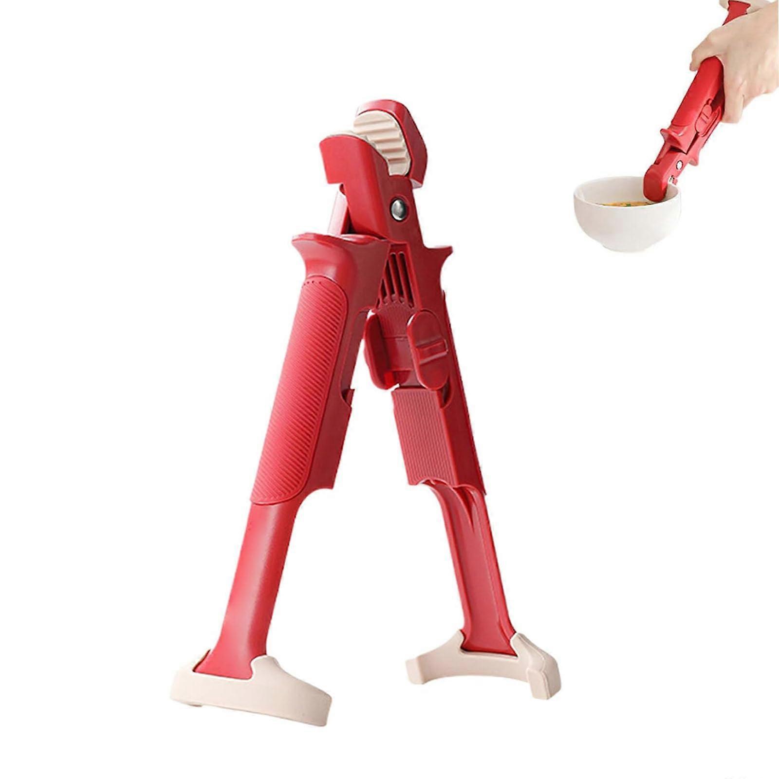 2 in 1 Multi-Purpose Anti-Spot Bowl Holder Clip, Non-Slip Design, Durable Plastic, Compatible with Standard Bowls (1pc)