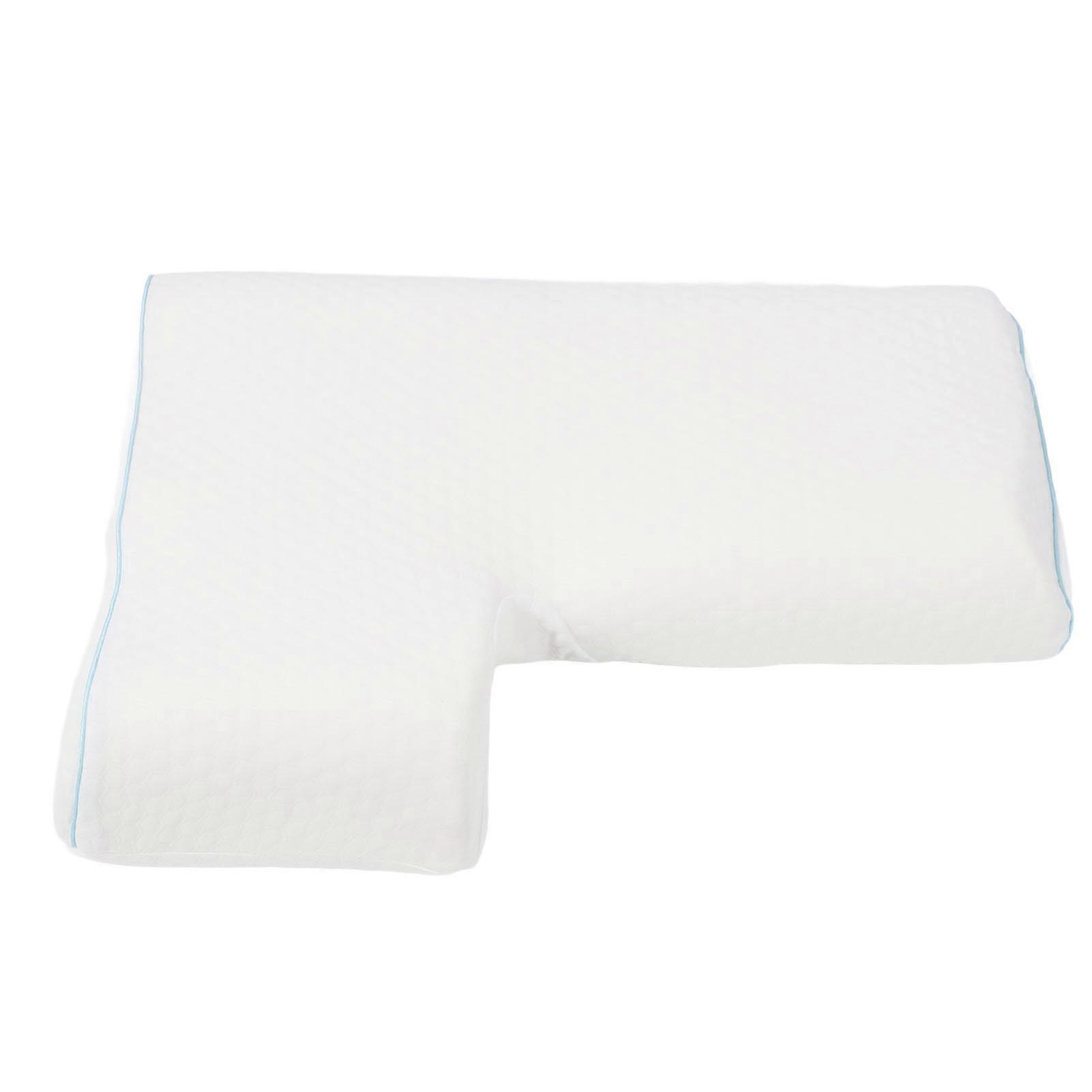 Couple Cuddle Pillow Anti Hand Pressure Slow Rebound Memory Foam Side Sleeper Pillow with Arm Hole for Couples Lovers Right