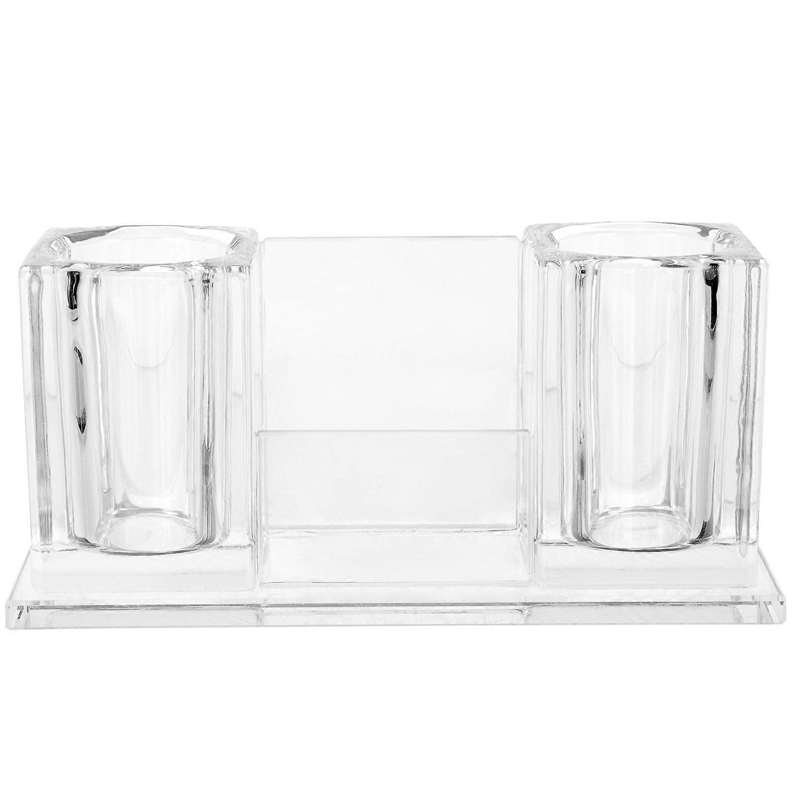 Acryl microfoonstandaard microfoon opslaghouder desktop draadloze microfoonhouder