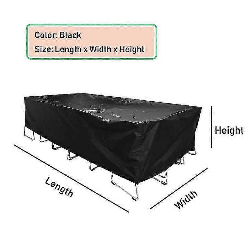 Small Sizes Waterproof Outdoor Garden Furniture Covers for Various Patio Furniture, Rain, Snow, and Dust Protection in Gray and Black