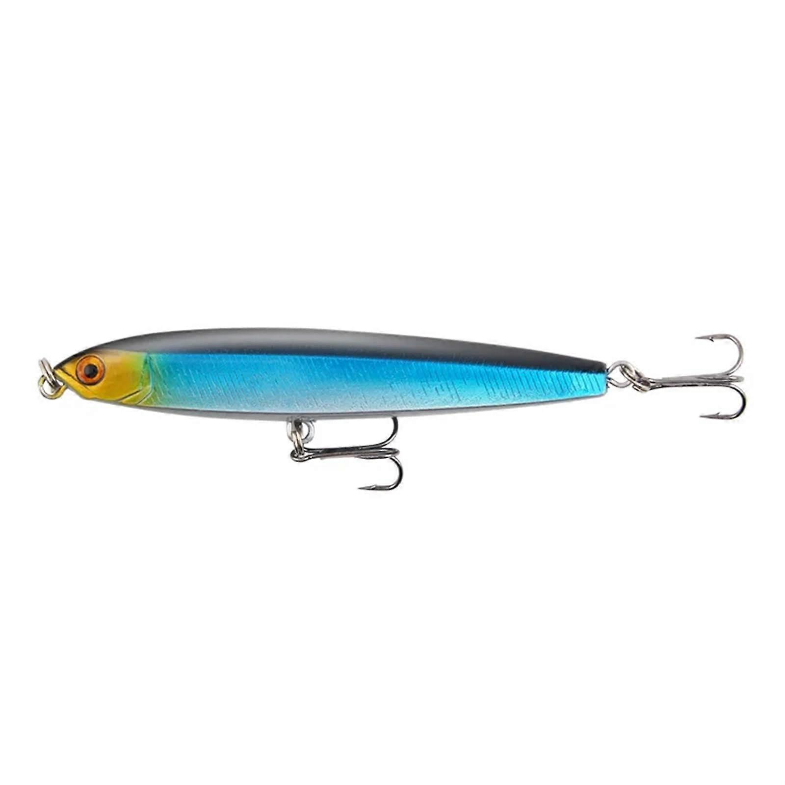 Bleistift-Luya-Köder 14g und 19g, Langer Wurf Harte Köder für Barsch, Getauchte Tote Fliege Angelausrüstung, Farbe 02