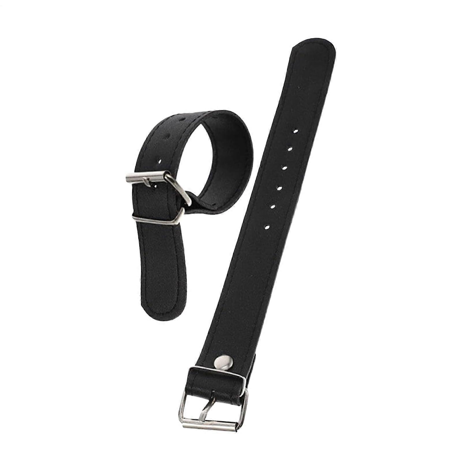 Cycle Basket Replacement Strap for Front Handlebar, Adjustable Black Fastening System, 8.66x0.79 inches, Ideal for Scooters and Travel