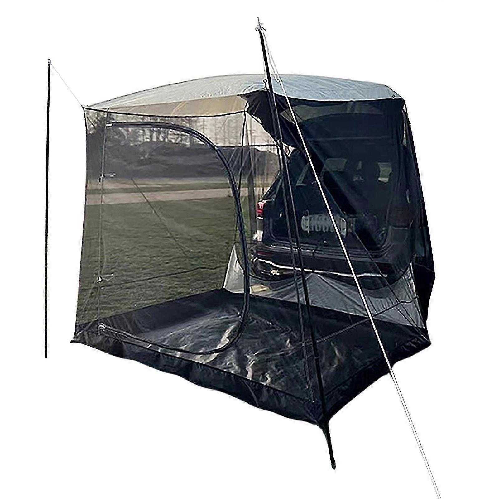Waterproof Rear Tent for SUVs and MPVs - Beach Sunshade Awning for 5-6 Persons on Road Trips
