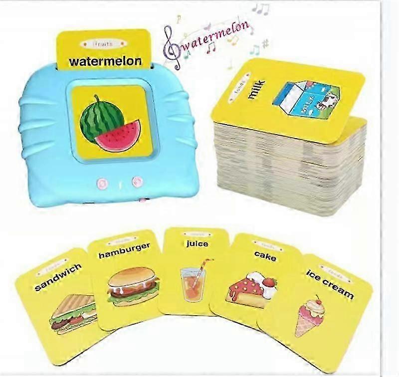 Child Early Education Audio Card Reading Learning English Machine 112Pcs