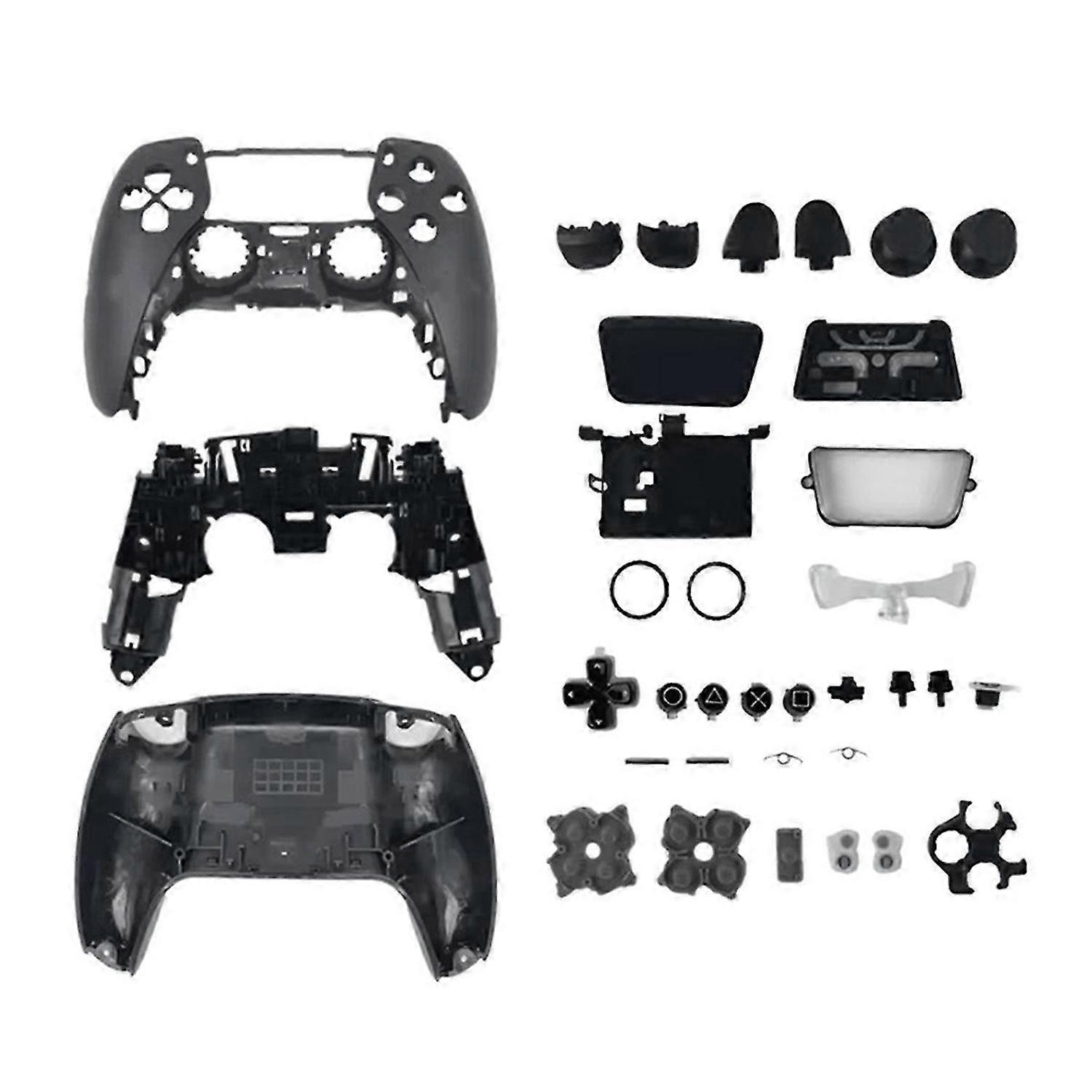 For PS5 Controller Housing Shell Replacement Kit BDM-030 Front Back Cover with Conductive Pad for P5