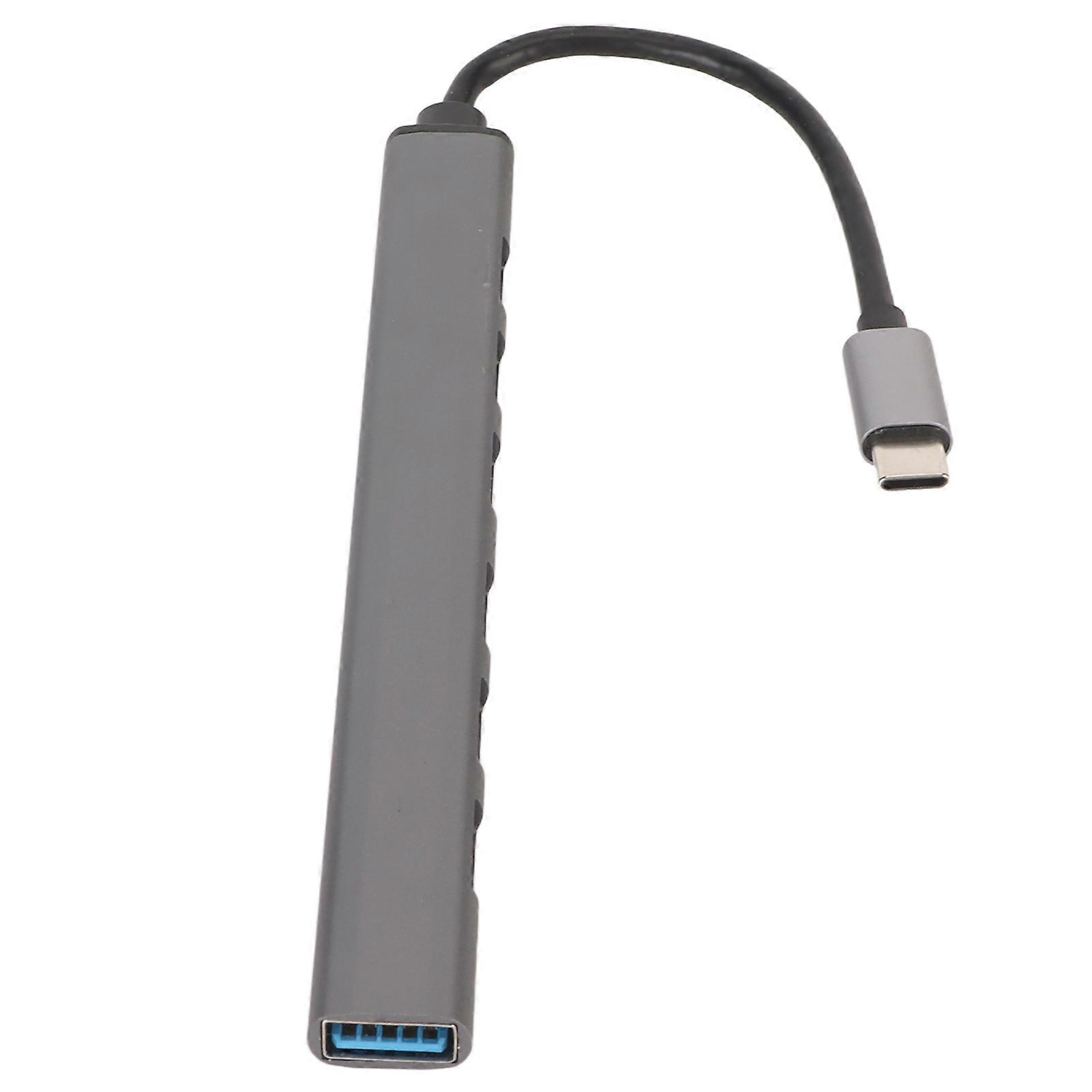 Type C Hub 5Gbsp Transmission Aluminium Alloy Plug and Play Type C Docking Station for PC Laptop Phone 