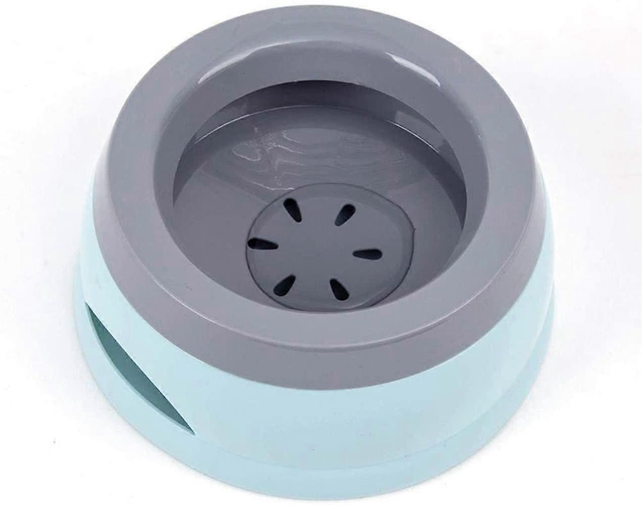 Leak-Proof Drinking Bowl for Dogs, Portable Non-Slip Travel Bowl with Splash Guard, Blue Pet Water Feeder