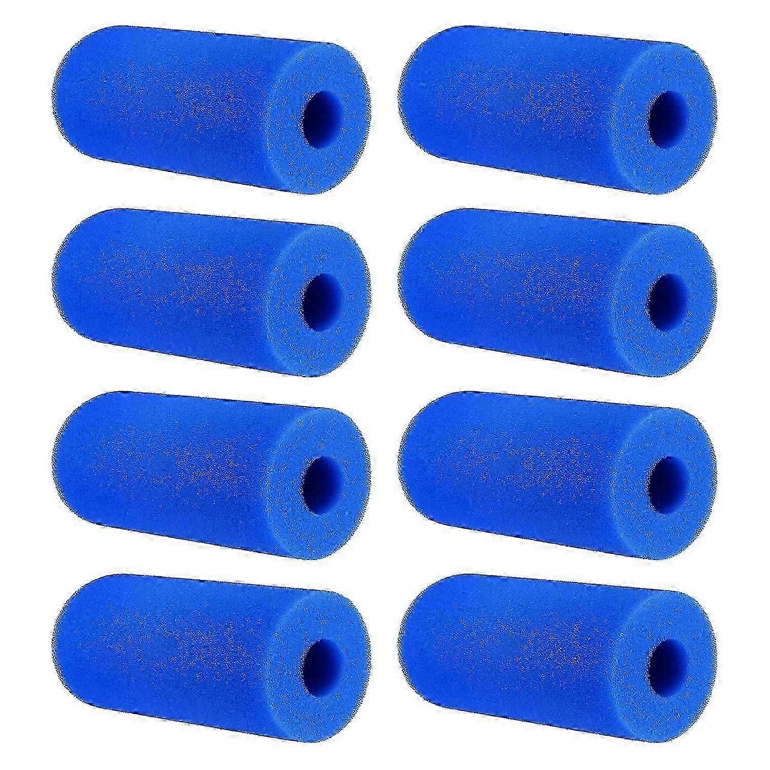 Éponge filtrante en mousse lavable réutilisable de 8 pour cartouche de pompe de piscine Intex de type A