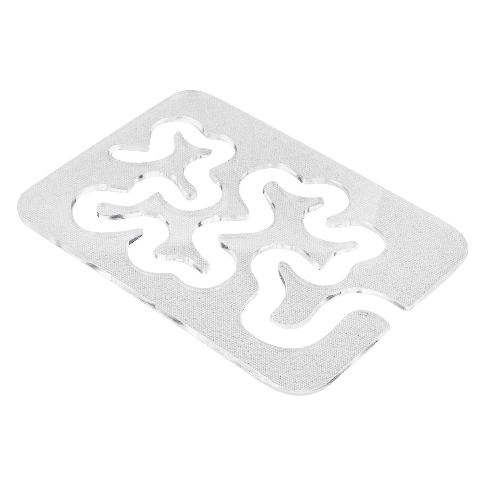 motion quilting templates, transparent acrylic quilting templates, ruler for easy meanders and quilting designs