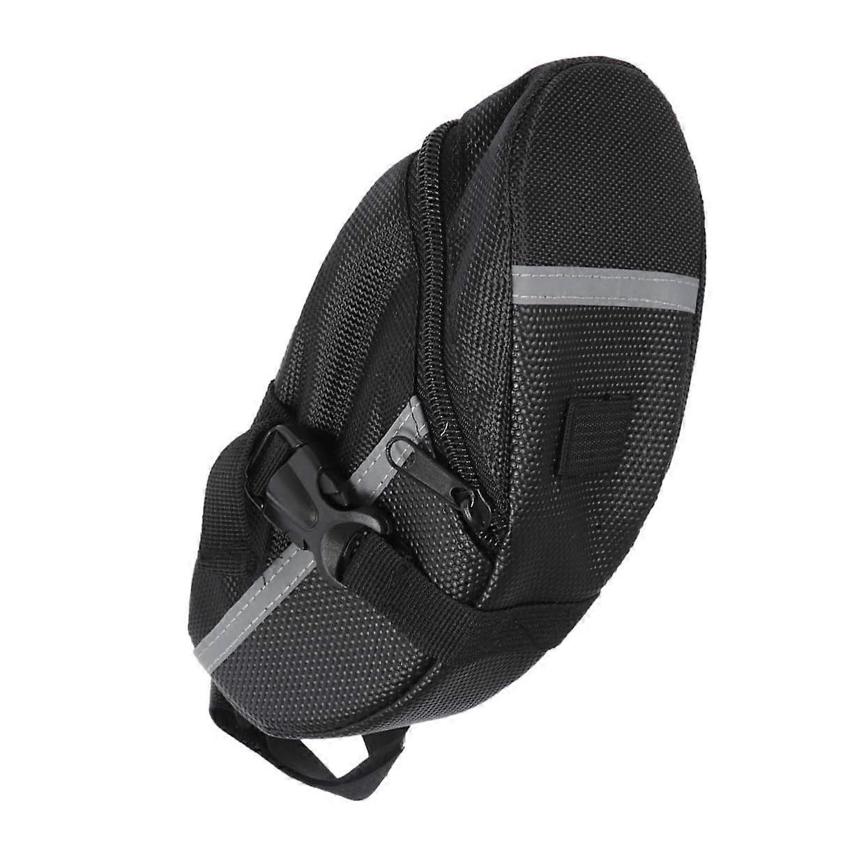 Bicycle Saddle Bag Waterproof, Portable Back Bag For Tools And Accessories, Nylon Rear Seat Bag, Universal Fit