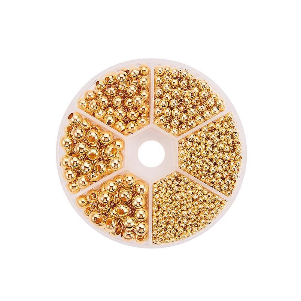 Craft Beads For Jewelry Making Spacer Beads Pendants Artists Glossy Style Copper 0.6*0.6cm Decoration 1 Set