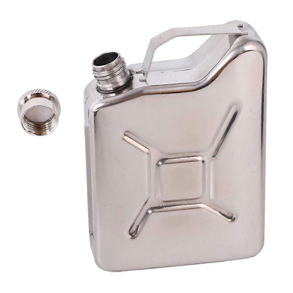 Stainless Steel Wine Canteen Outdoor Portable Liquor Flask Oil Bucket Design Wine Container for Camping Hiking Fishing