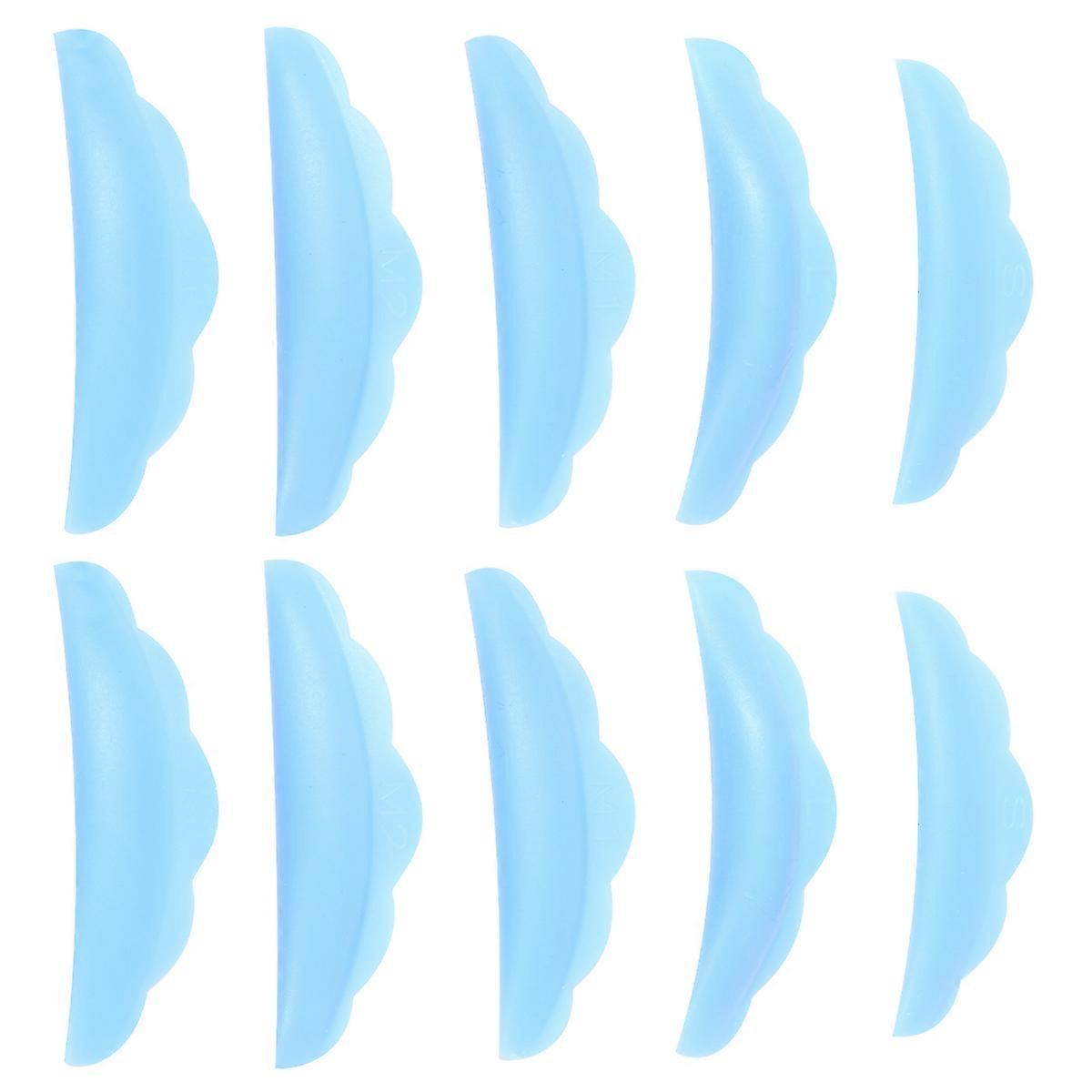 Tools Eyelash Perm Gaskets Personal Eyelash Oval Shape Eyelashes Extension Aid 5 Pairs