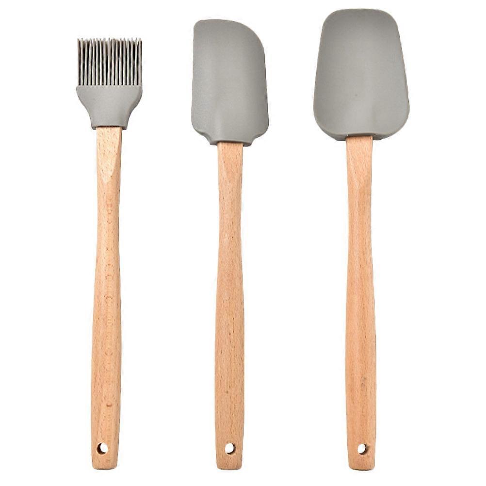 Silicone Spatula with Handle Baking & Pastry Brush Kit for Cake Decorating Lightweight & Easy to Clean Kitchen Tools