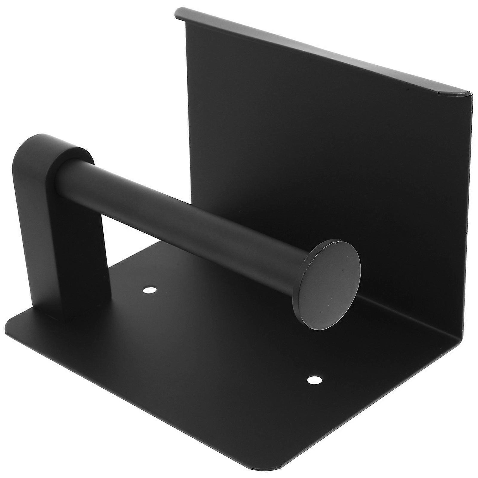 Steel Toilet Roll Holder Simple Kitchen And Bathroom Accessory Durable Rectangular Design 1Set