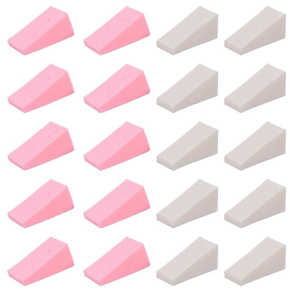 Éponge Matériau Éponges De Maquillage Pour Le Visage Forme De Triangle 30Pcs