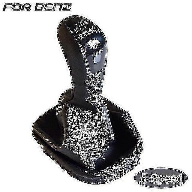 Car Gear Shift Knob Suitable for a Certain Brand C Class W203 S203 High Quality 5 6 Speed Stick Lever Knob Shifter Leather Gaiter Boot Cover