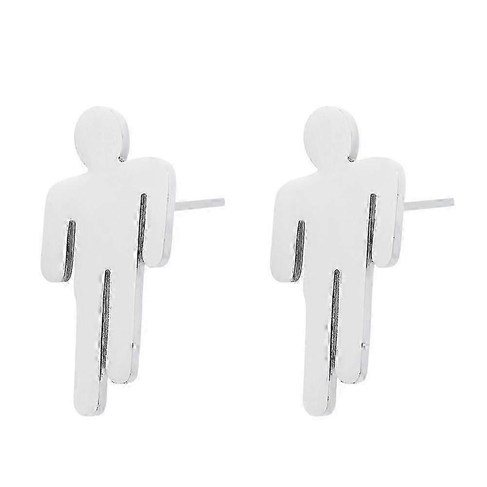 Billie Eilish Silver Earring Women Unique 1 Pair