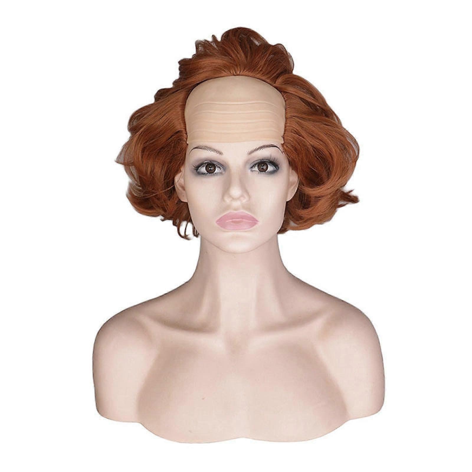 Wig Anime Cosplay Joker Wig Stephen King's It Pennywise Clown Orange Curly Synthetic Hair Halloween Party Costume