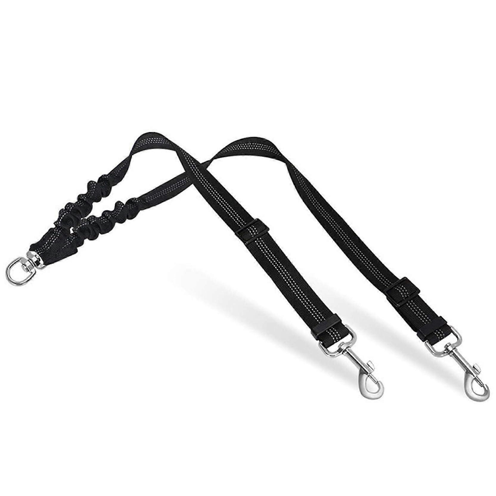 Double Dog Leash, Performance Nylon Adjustable ExplosionProof 2 Dog Leash for Outdoor Training