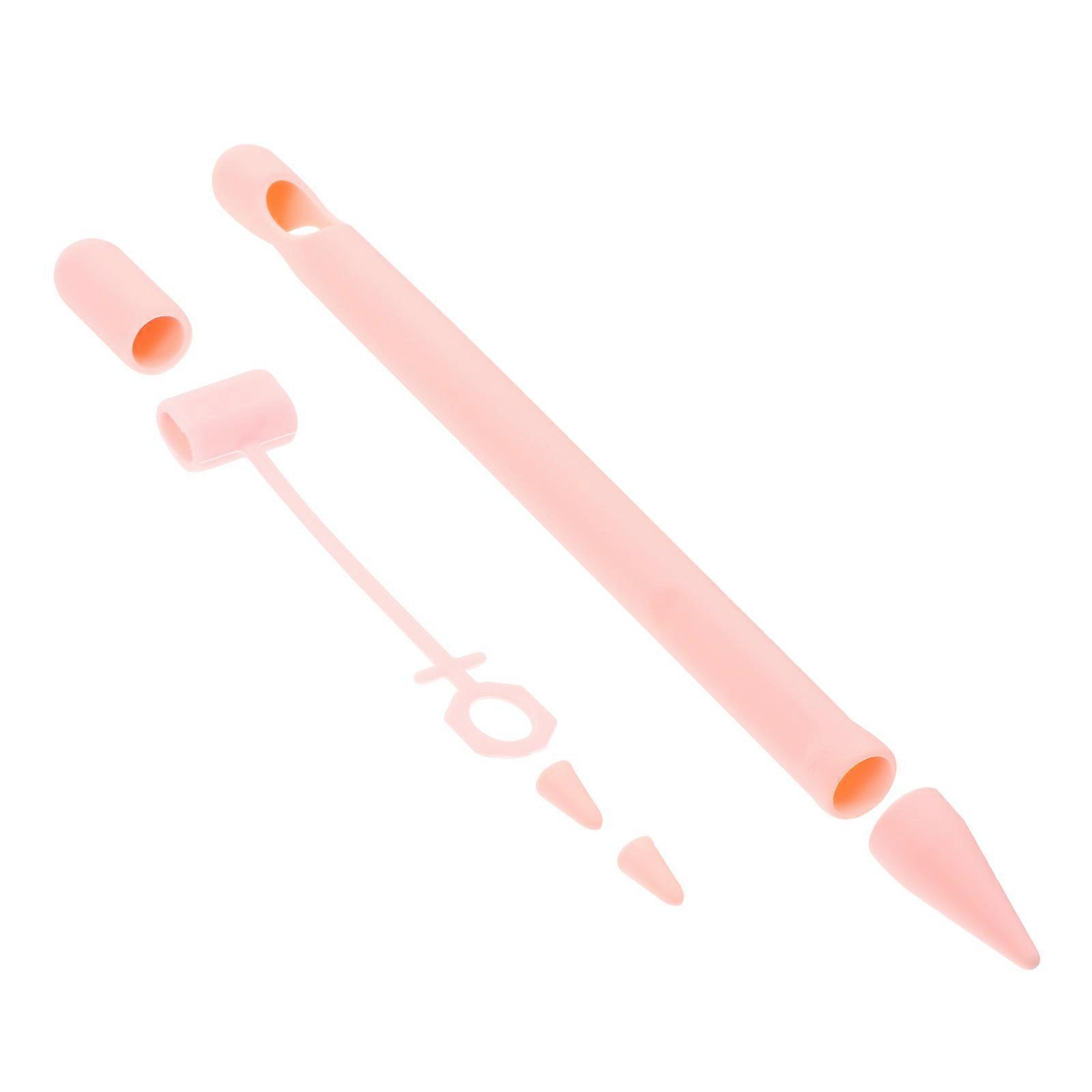 It looks like you've provided a product title or listing for a **silicone stylus cover compatible with Apple Pencil (1st or 2nd Gen)**. This kind of