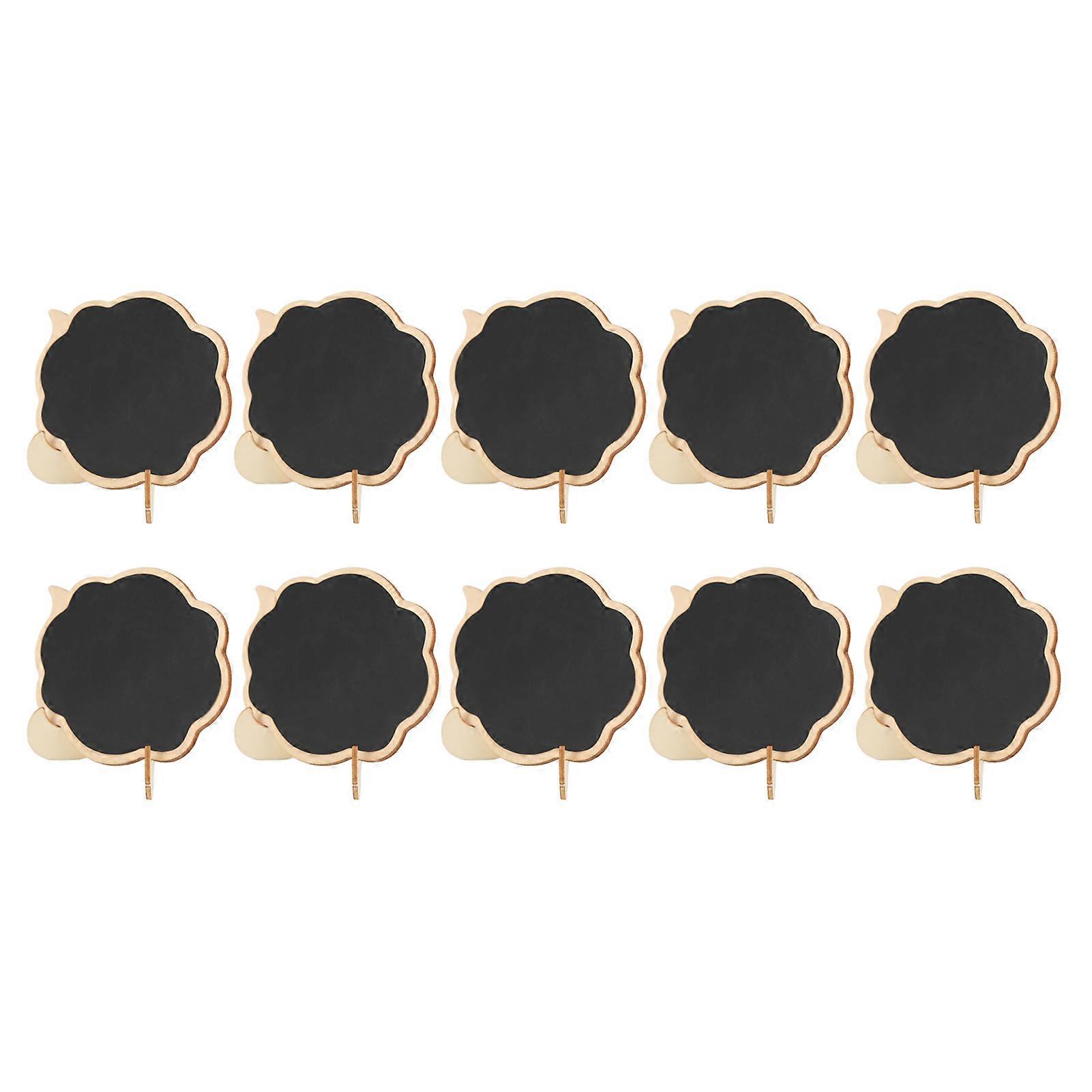 10pcs Mini Chalkboards Poplar Plywood Cloud Blackboards With Foldable Bracket for Wedding