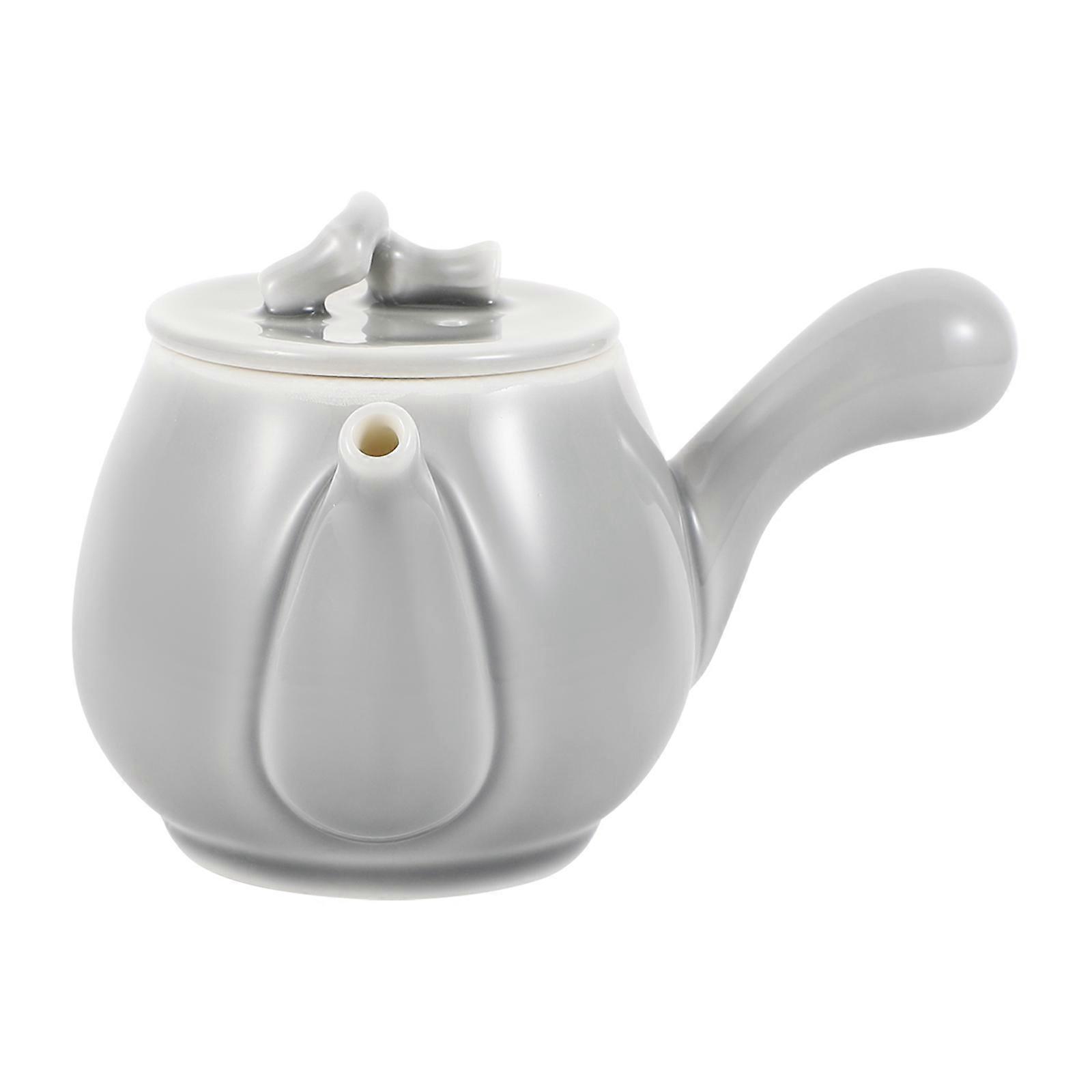 Premium Heat Resistant Ceramic Teapot with Elegant Design for Daily Brewing and Entertaining