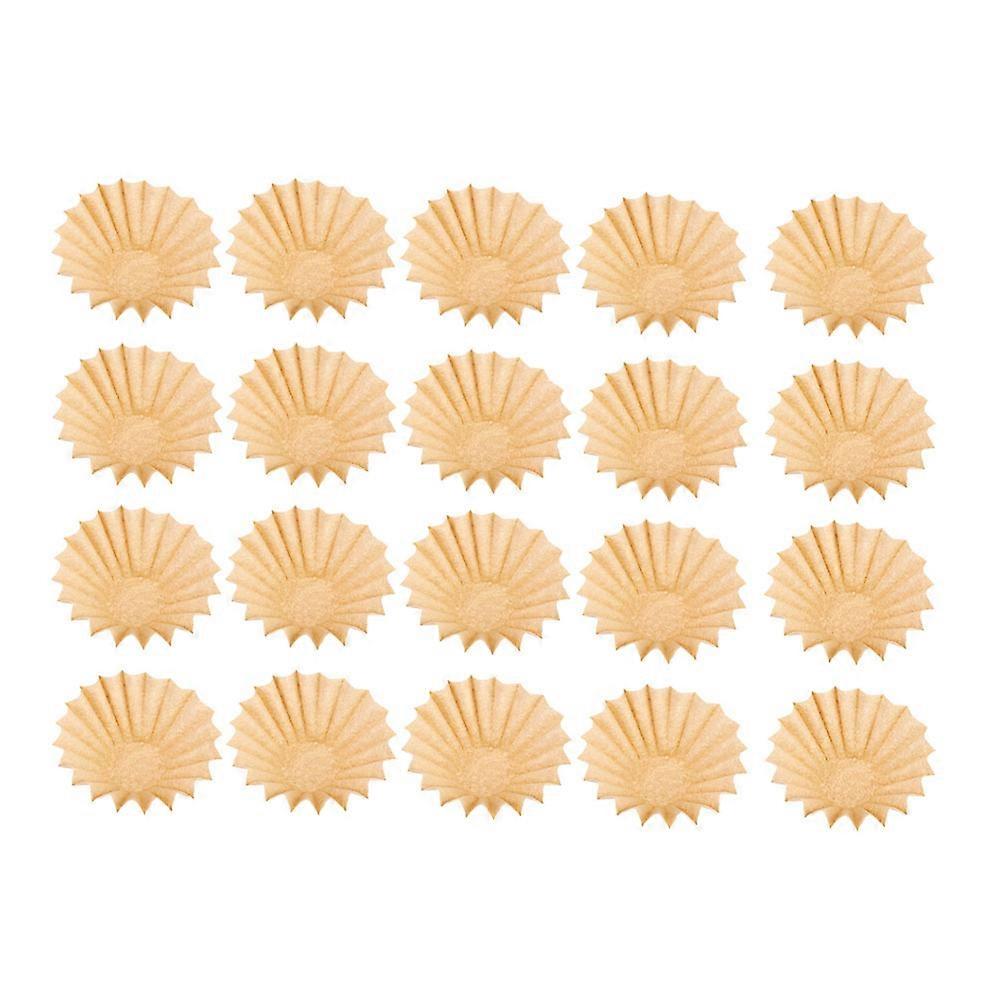 50 Pack Coffee Filter Papers for Drip Brewing, Fine Filtration, Compatible with Cup Machines for Fresh Coffee and Tea