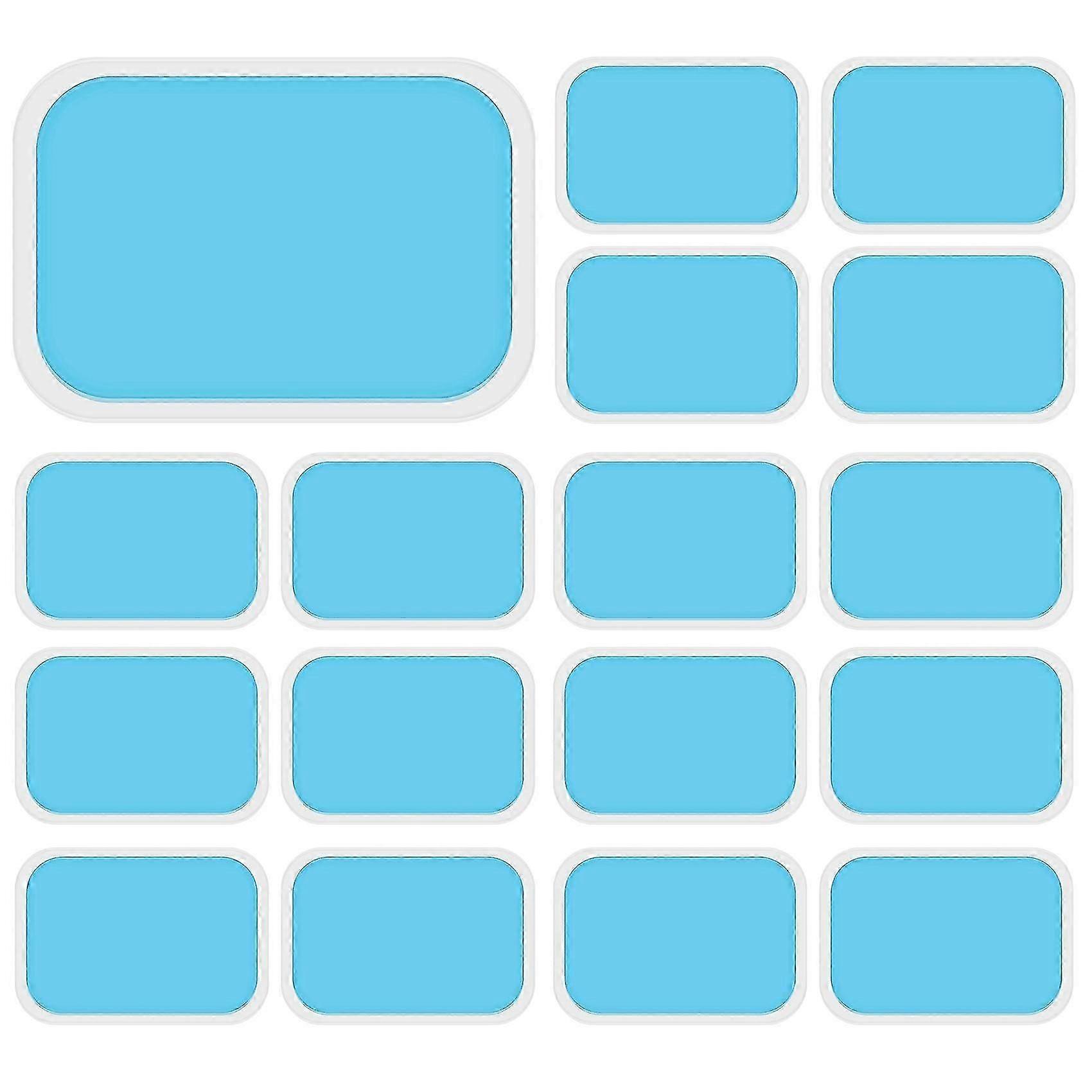 100PCS ג'ל פד, אלקטרודה ג'ל תחליף פד, כרית ג'ל סופג, אביזרי בטן