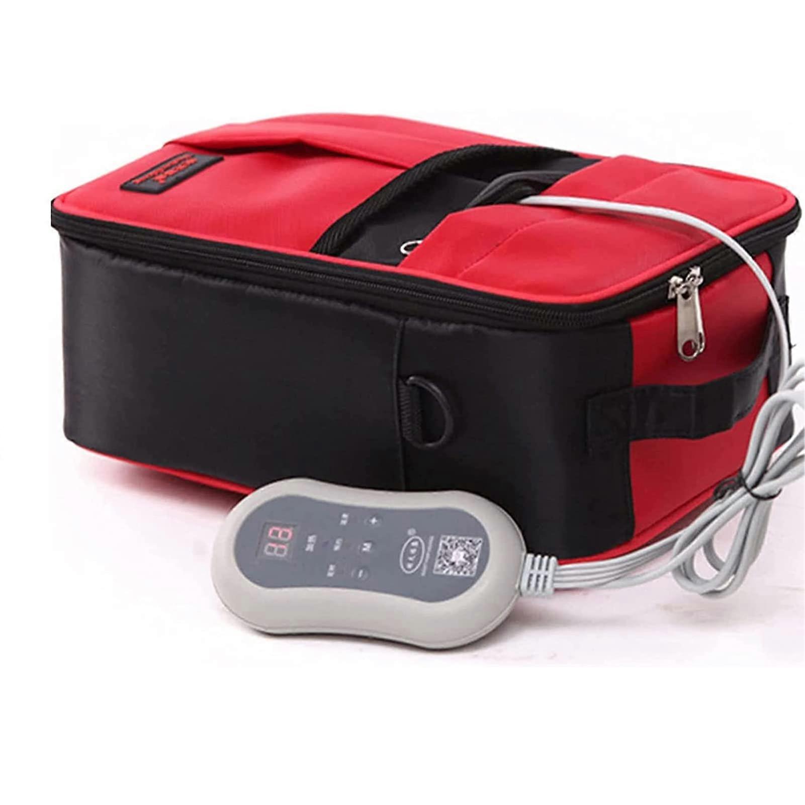 Peritoneal Dialysis Liquid Heating Box, 2.5L Constant Temperature Heating Pack, Household Car Incubator, Red