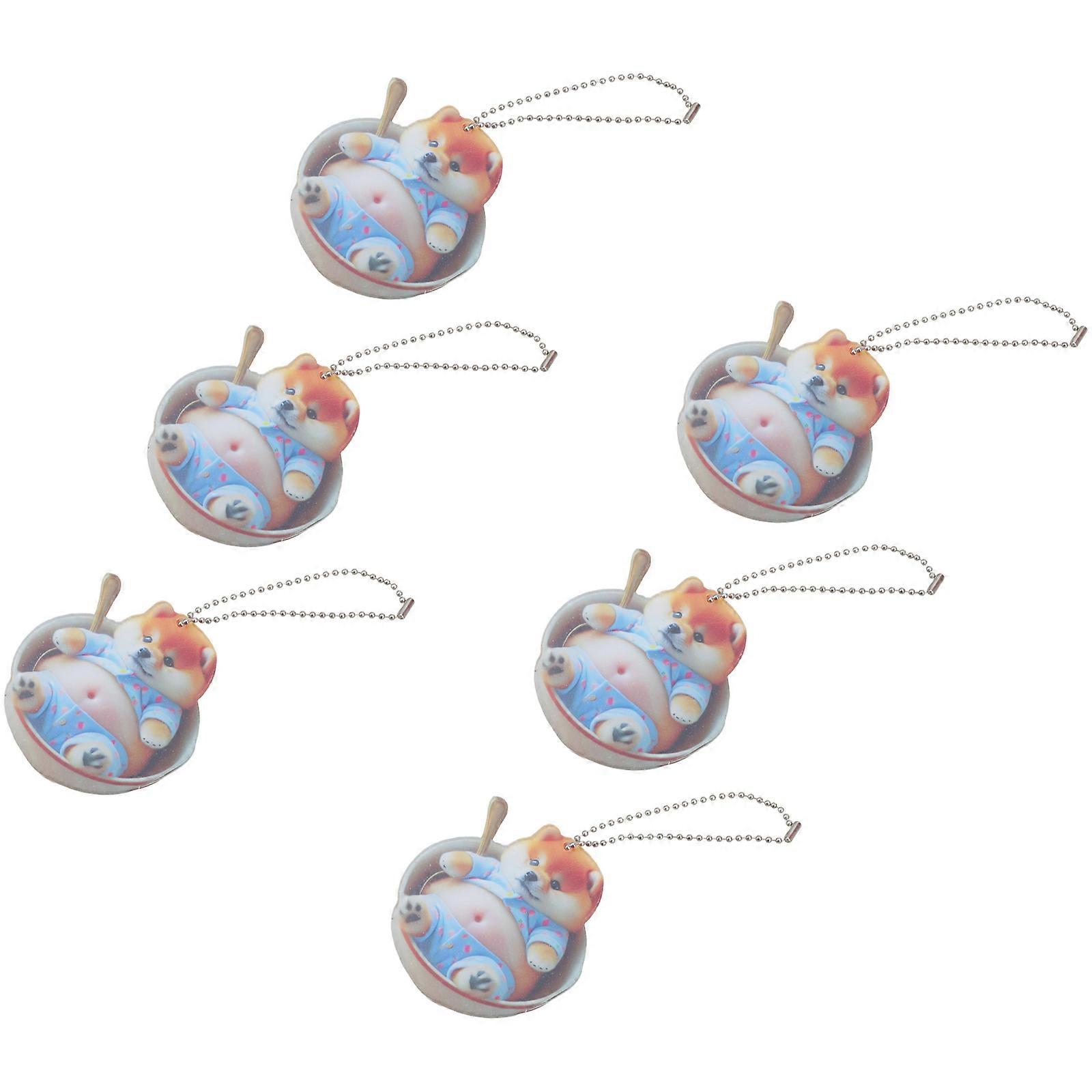 Lovely Animal Shape Acrylic Auto Accessory Colorful Color Home Office Decoration Safe Charming Cats Themed Ornament Gitf Multicolor