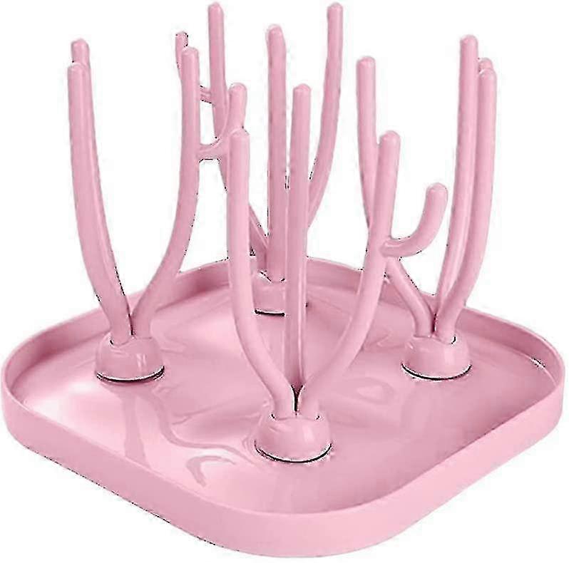 1pc Foldable Baby Bottle Drip Tree Dryer Rack, Compact Storage Solution