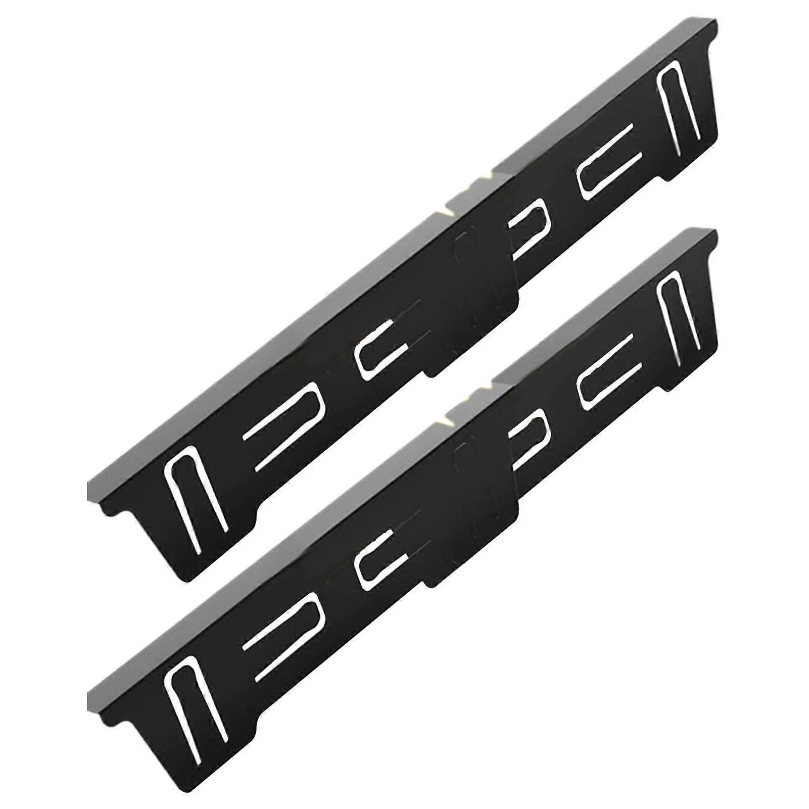 Crumb Catcher for Pans, Pan Gap Cover, Counter Crevice Guard, Retractable Heat-Resistant Shield - Black Set