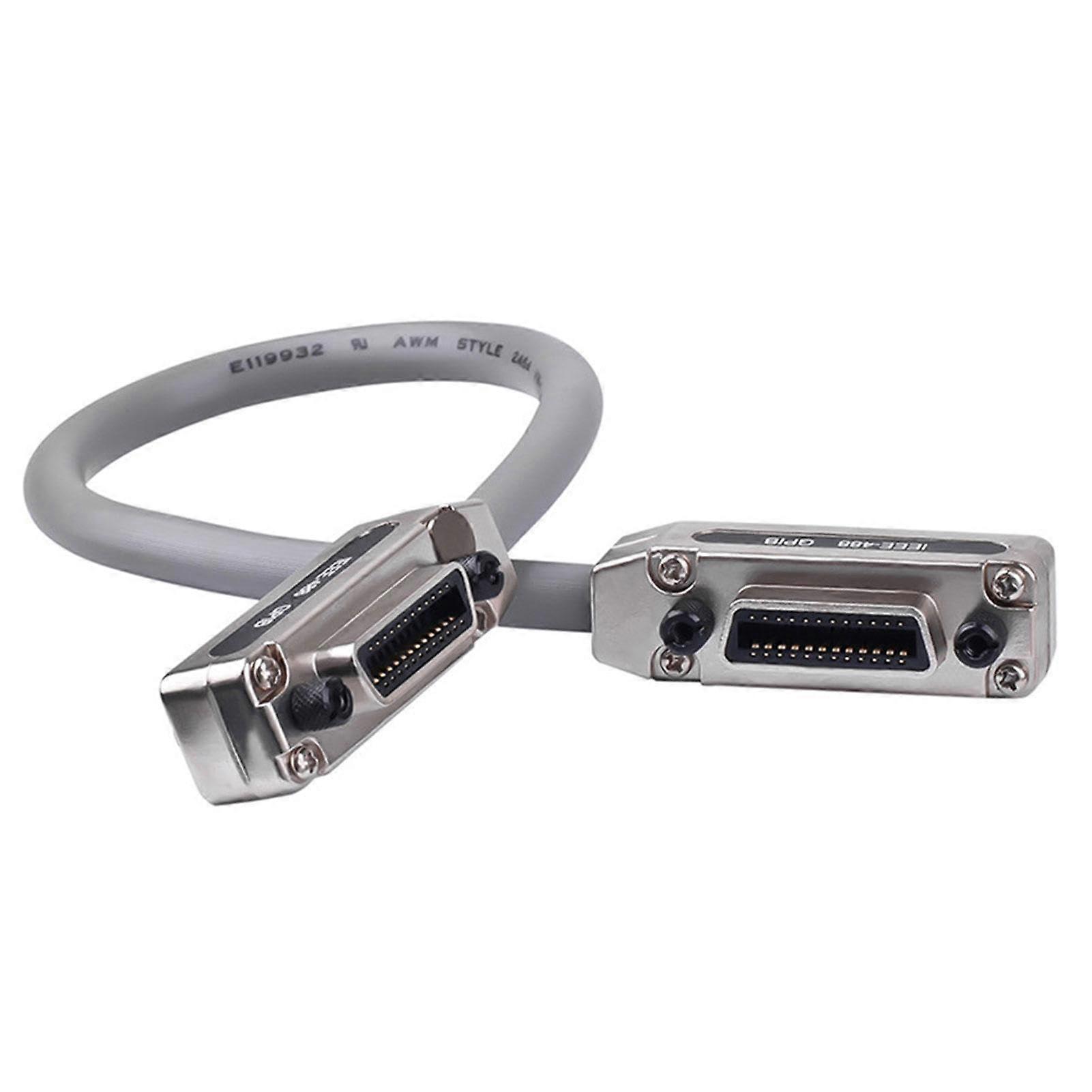 Computer Monitor Extension Cable 1/1.5/2m IEEE 488 Cable with Metal Cover Ref: 1881