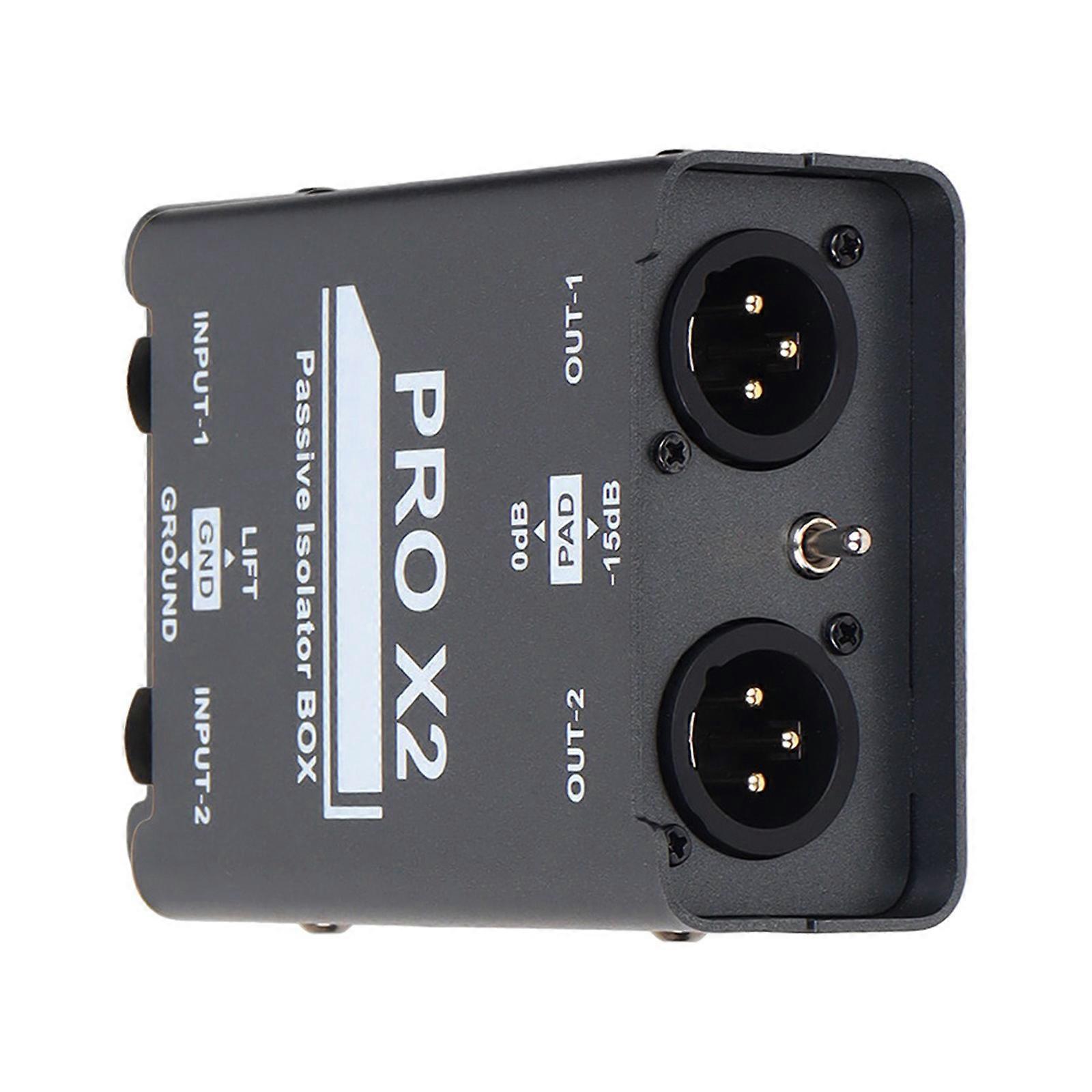 Precise 2CH Auditory Isolator Box Noise Eliminating With Durability Metal Construction For Clear Sound Multicolor