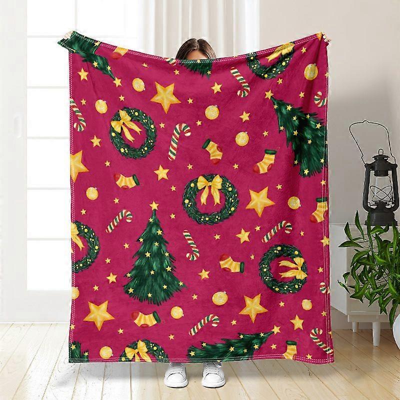 Couverture de canapé en flanelle de Noël Mode 167