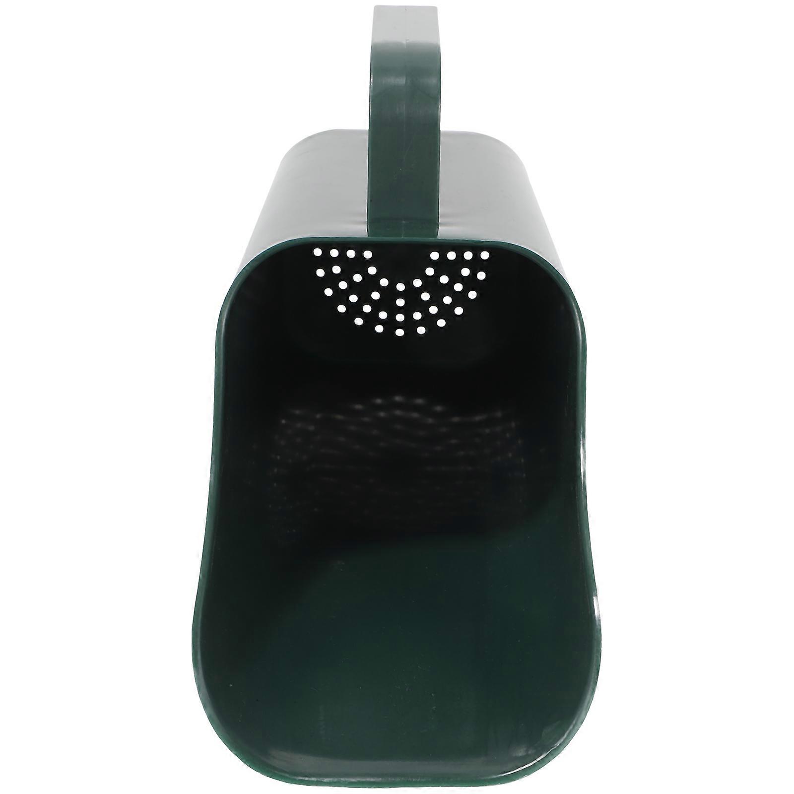 Gardening Soil Scoop with Durable Plastic for Home Use Dark Green Color Small Size