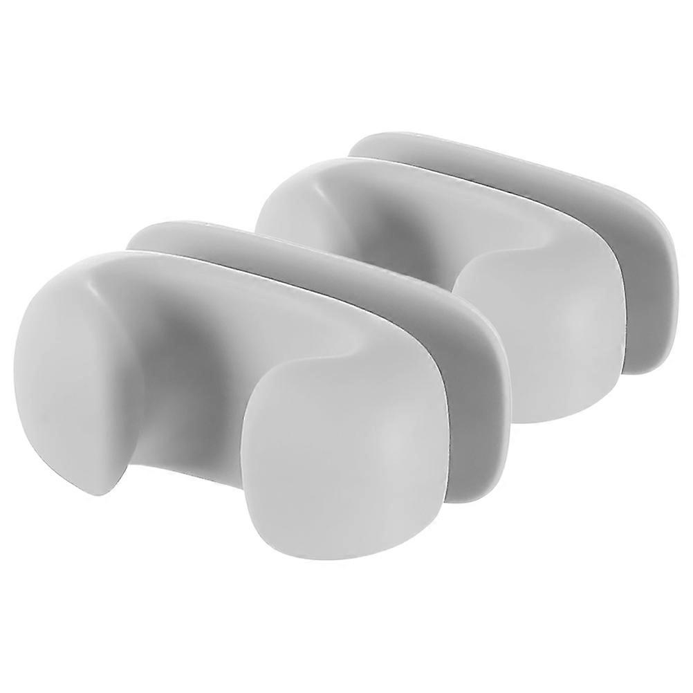 Σιλικόνη Ρύζι Paddle Rack Συγκολλητική εγκατάσταση Επιτοίχια αποθήκευση Εργαλεία μαγειρέματος Organizer Αντίσταση υψηλής θερμοκρασίας 2Pcs