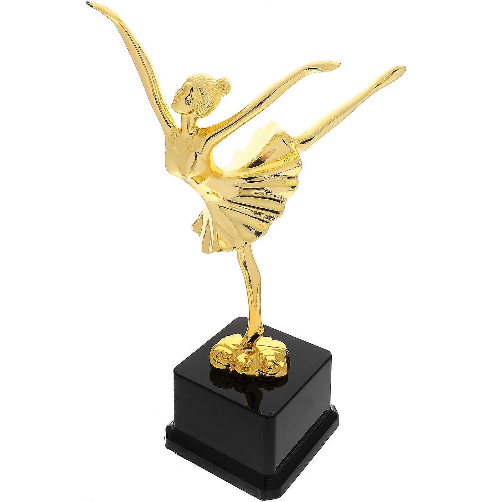 Trophy with Ballet Dancer Statue for Kindergarten Graduation and Competitions, 10 inches