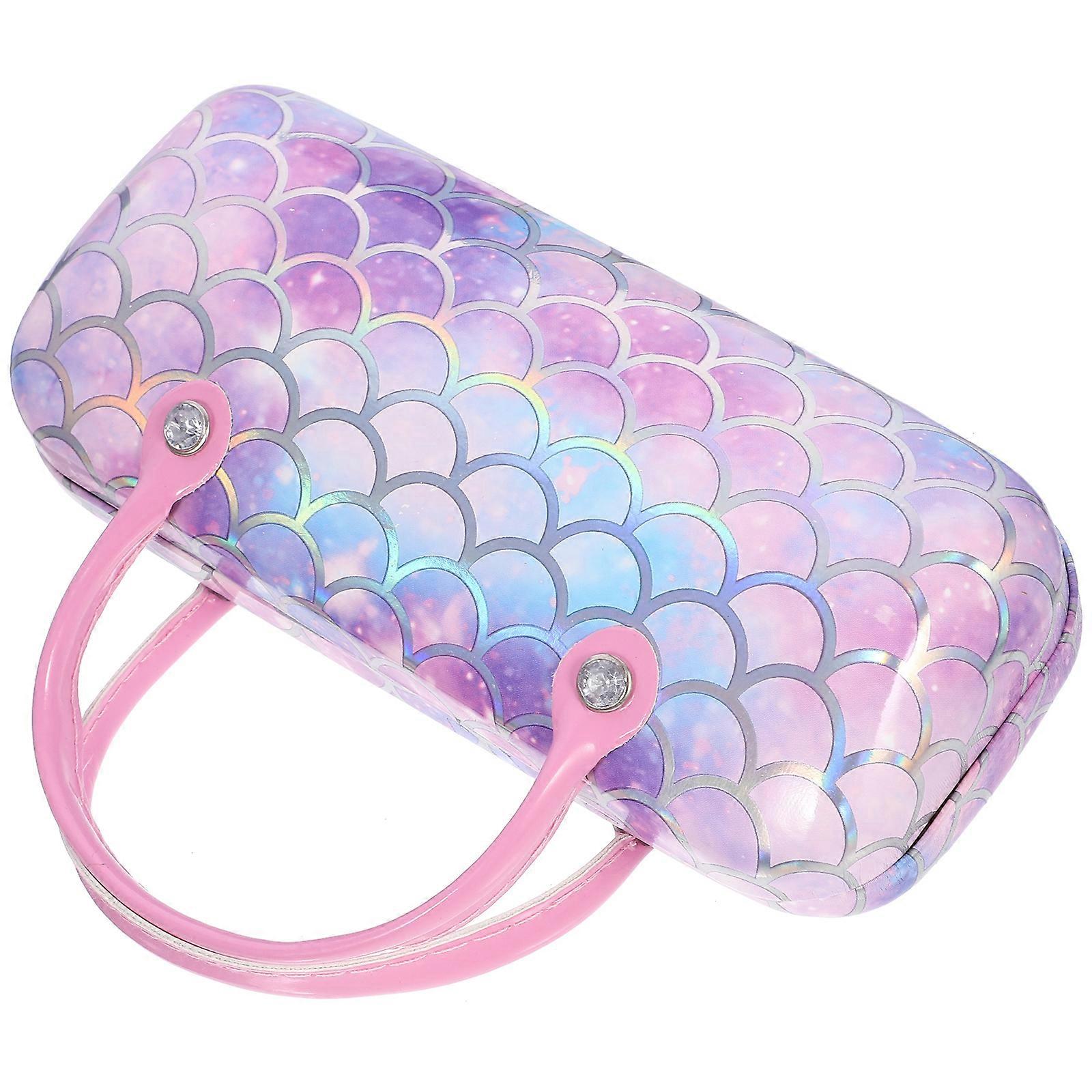 Eyeglass Case With Handle Protective For Kids Everyday Use Multi Color Rectangular Shape 1Pack