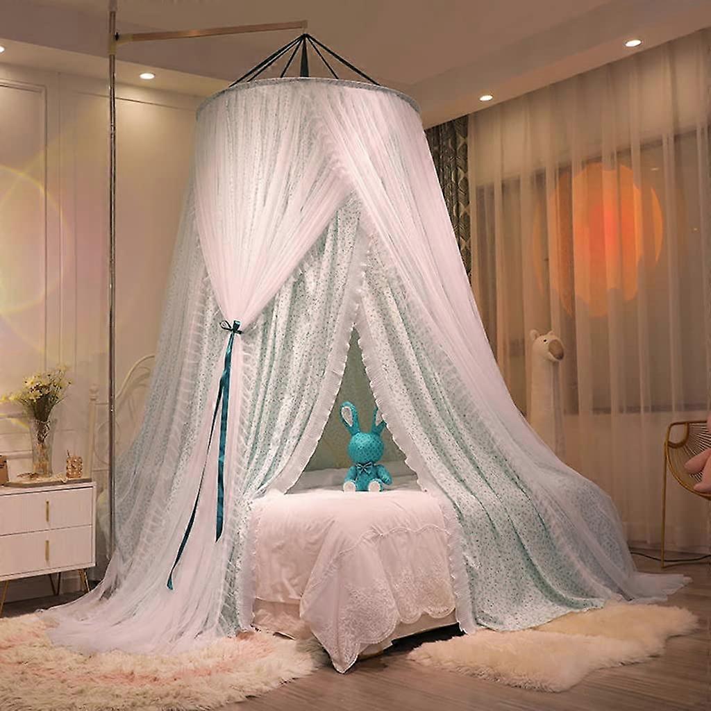 Bed net, canopy, mosquito nets, hanging tents, bed canopy (Color: E, Size: Floor tent curtain)