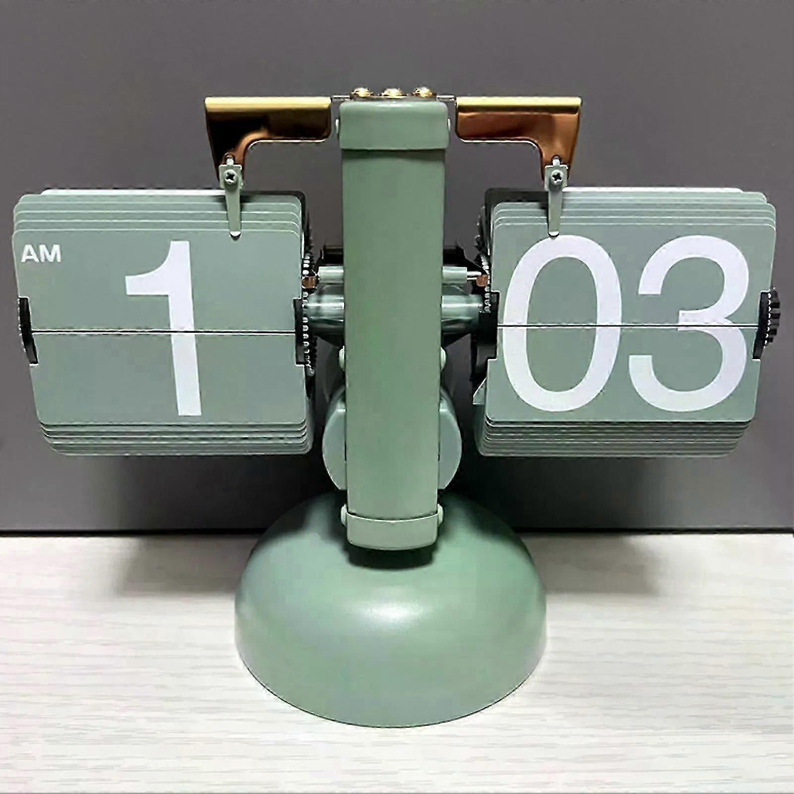 Clock Retro Down Clock with Reminder Timer Stable Accuracy Auto Mechanical Clock Fit For  Home Office Dcor