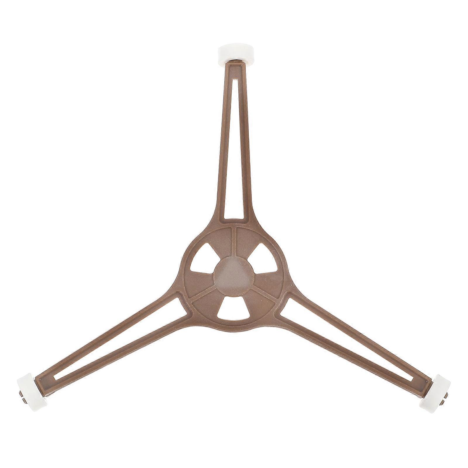 Triple Arm Rotating Ring for Microwave Oven, Compact Turntable Tray Support Holder for Plates, Enhances Stability and Heating Performance, Fits