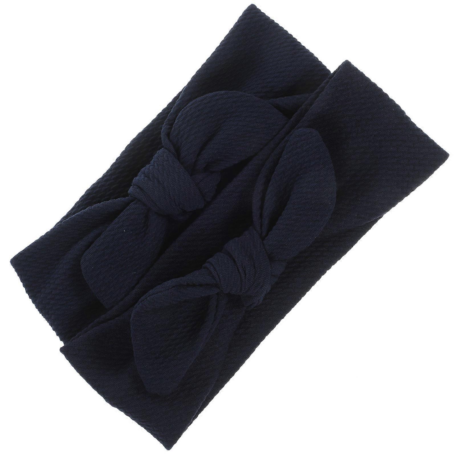 Here's a refined and professional product description for the **"2pcs Elastic Large Bowknot Pet Headband"**:
**Product Title:**
**2pcs Elastic