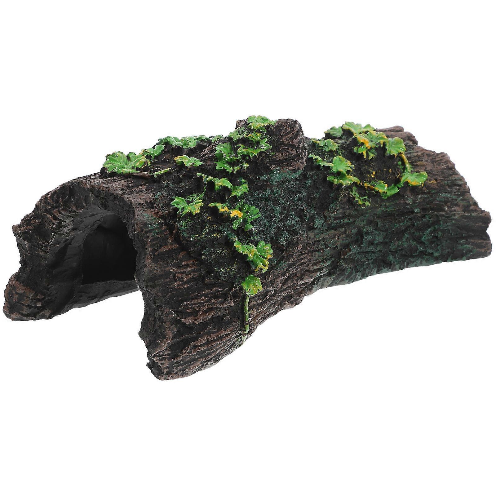 Creative Resin Tree Trunk Aquarium Decoration for Fish Tank Enhances Visual Appeal 1
